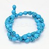 Dyed Synthetic Turquoise Bead Strands G-M145-15-B-2