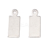 Non-Tarnish 304 Stainless Steel Charms STAS-P307-15C-P-2