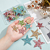 WADORN 30Pcs 10 Styles Star Hotfix Rhinestone DIY-WR0004-13-3