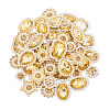 100Pcs Teardrop/Heart/Star Sew on Rhinestones GACR-TA0001-07G-2