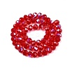 Electroplate Glass Beads Strands EGLA-A044-T8mm-L01-3