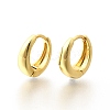 Brass Chunky Hoop Earrings for Women X-EJEW-G297-20G-3