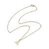 Trinity Knot/Triquetra 304 Stainless Steel Pendant Necklaces NJEW-JN04882-01-4