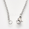 Non-Tarnish 201 Stainless Steel Pendant Necklaces NJEW-T009-JN104-1-40-3
