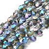 Electroplate Glass Beads Strands EGLA-P066-03A-FR03-1