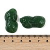 Spray Painted Imitation Jade Glass Beads GLAA-Z007-01G-3