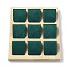 9-Slot Rectangle Wood Earring Display Stands EDIS-R027-04F-1