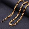 Stainless Steel Byzantine Chains Necklaces for Men FS-WG56795-40-1