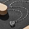 304 Stainless Steel Necklaces for Women LS-NJEW-R015-03P-3