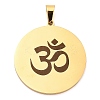 304 Stainless Steel Pendants LS-STAS-R134-01G-01-1