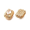 Brass Glass Beads KK-M318-45G-02-2
