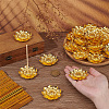 90Pcs Zinc Alloy Lotus Incense Burner Holder AJEW-WA0001-31-3
