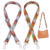 WADORN 2Pcs 2 Colors Arrow Pattern Adjustable Polyester Webbing Bag Straps PURS-WR0001-24A-1