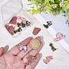 18Pcs 9 Styles Western Cowboy Theme Alloy Enamel Pendants ENAM-BM0001-21-3