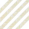 Ethnic Style Embroidery Polycotton Ribbons OCOR-WH0066-22B-1