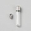 Brass and Glass Pendants GLAA-WH0031-95B-2