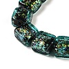 Handmade Dichroic Foil Glass Beads Strands DICH-U001-07D-3