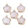 Natural White Jade Pendants G-P566-01G-14-1