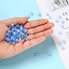 Transparent Cornflower Blue Acrylic Beads TACR-YW0001-08D-8