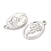 304 Stainless Steel Pendants STAS-I358-12P-11-2
