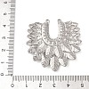 304 Stainless Steel Pendant Rhinestone Settings STAS-D129-07P-3