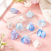 20Pcs 5 Style Silk Artificial Rose Flower Pendant PALLOY-TA00202-5