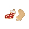 304 Stainless Steel Enamel Pendants STAS-G357-01G-08-2