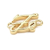 Brass Faith Fe Connector Charms KK-Q068-19G-3
