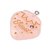 Opaque Resin Pendants RESI-Q020-01B-2