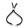 Cotton Cord Bracelet Making KK-F758-03H-P-1