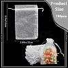 100pcs Large Organza Pouches Portable Shoes Bag Travel Storage Drawstring Bags OP-SP0001-03D-01-2