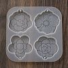 Camellia Rose Pendant Silicone Molds LS-SIL-B074-03-3