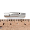 Non-Tarnish 316 Stainless Steel Bayonet Clasps STAS-K282-07B-P-3