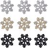 Christmas Snowflake Rhinestone Patches DIY-FG0001-72-1