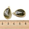 Natural Labradorite Faceted Pendants G-M431-14G-05-3