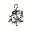 304 Stainless Steel Pendant Rhinestones Setting STAS-C119-23P-1