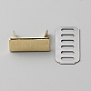 Zinc Alloy Bag Decorative Clasps PURS-WH0005-18LG-1