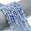 Natural Blue Aventurine Beads Strands G-P575-A02-6x4mm-03-1