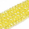 Electroplate Glass Beads Strands LS-EGLA-A034-T6mm-B21-1