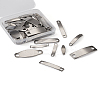 Kissitty Rectangle 304 Stainless Steel Links Connectors STAS-KS0001-04-25