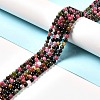Natural Multicolor Tourmaline Beads Strands G-D467-B02-4