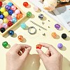Round Opaque Acrylic Beads Kit OACR-CJC0002-05B-4
