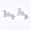 Tarnish Resistant 304 Stainless Steel Pendants X-STAS-N087-33-1