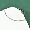 304 Stainless Steel Wheat Chain Bracelets for Unisex BJEW-K282-01B-P-3
