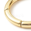 Chunky Acrylic Curved Tube Beaded Stretch Bracelet for Women BJEW-JB07628-4