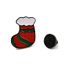 Christmas Theme Zinc Alloy Enamel Pin Brooch for Backpack Clothes JEWE-R003-01EB-08-3