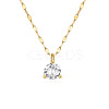 Luxurious Elegant 925 Sterling Silver Cubic Zirconia Pendant Necklaces GG6208-1-1