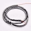 Non-magnetic Synthetic Hematite Beads Strands X-G-J172-3x3mm-04-2