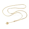 304 Stainless Steel Pendant Necklaces NJEW-D343-03G-2