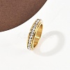 304 Stainless Steel Rhinestone Rotating Finger Rings RJEW-A074-01B-G-2